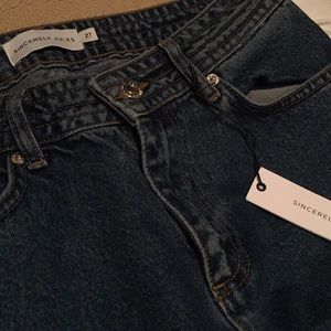 Sincerely Jules high waist ankle jeans relaxed fit